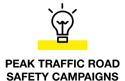 Peak Traffic Road Safety Campaigns Icon