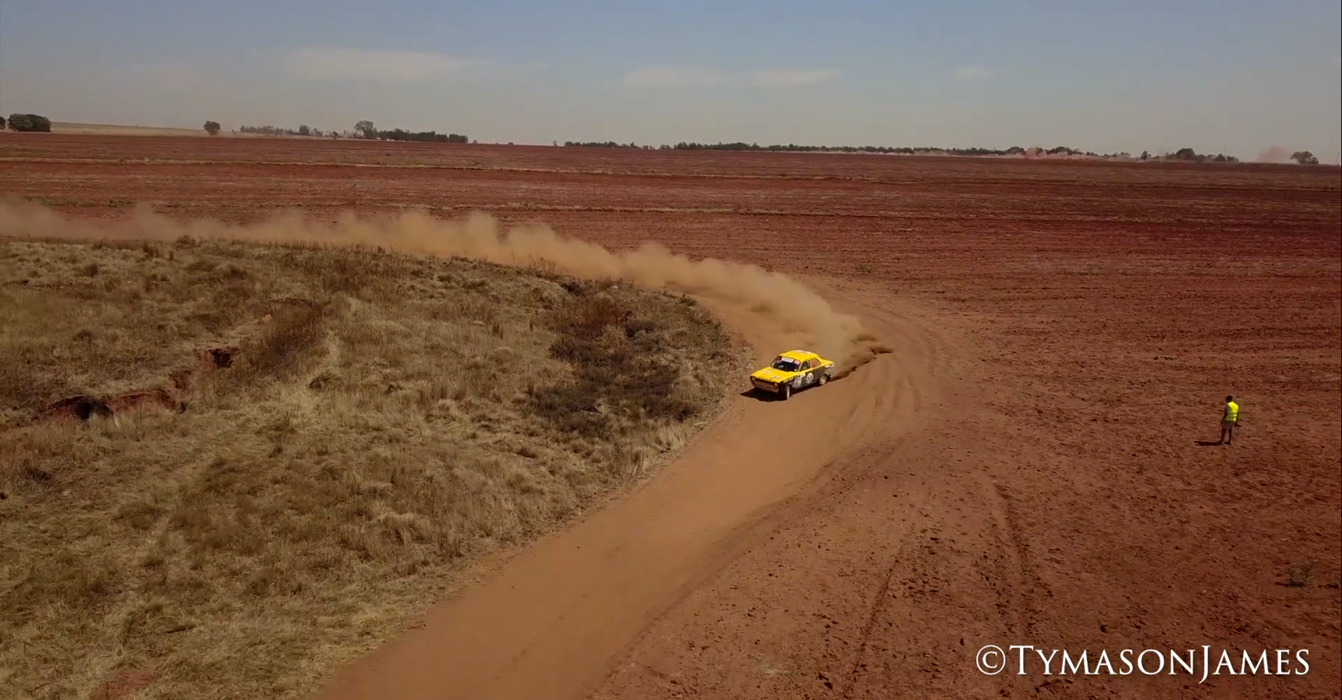 Yellow Race Car